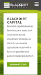 Mobile Screenshot of blackdirtcapital.com